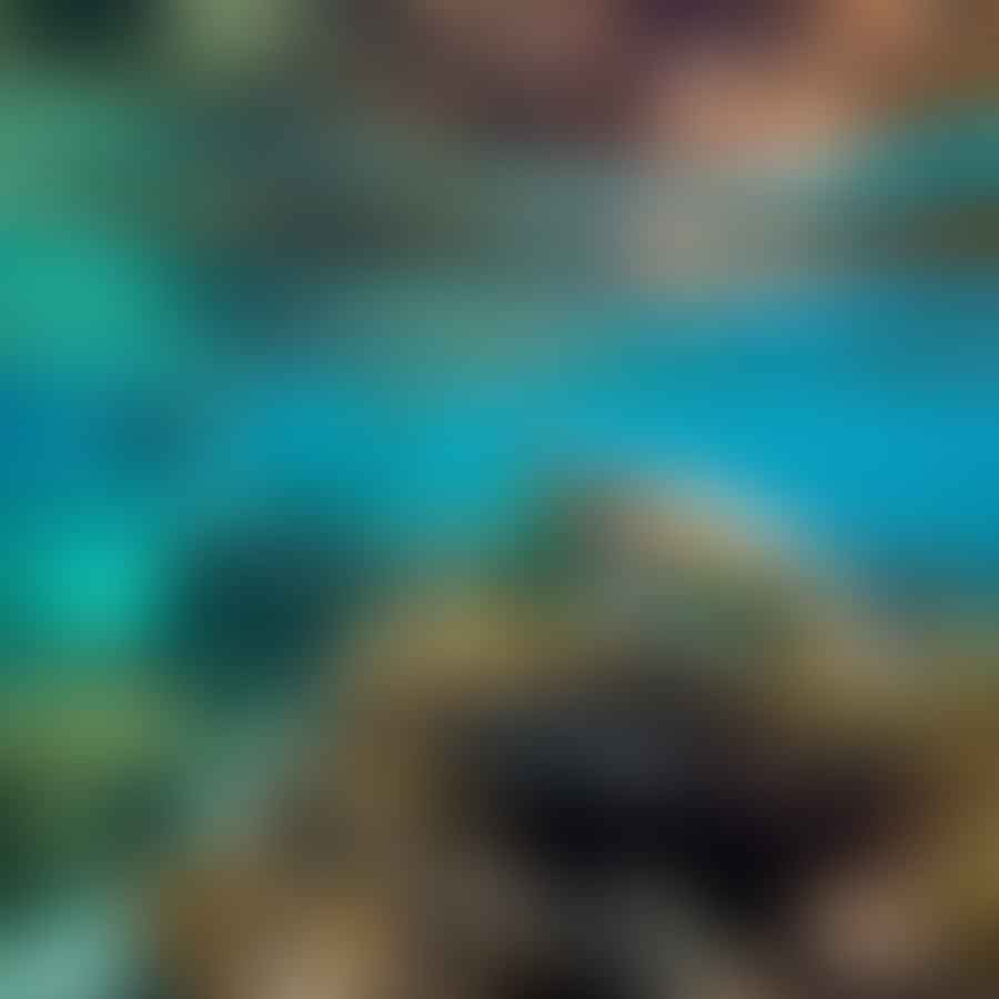 A group of eco-conscious travelers snorkeling with sea turtles in the crystal-clear waters of the Galapagos Islands, surrounded by vibrant coral reefs and diverse marine life, while following the guidelines set by the Galapagos National Park to ensure minimal impact on the environment.
